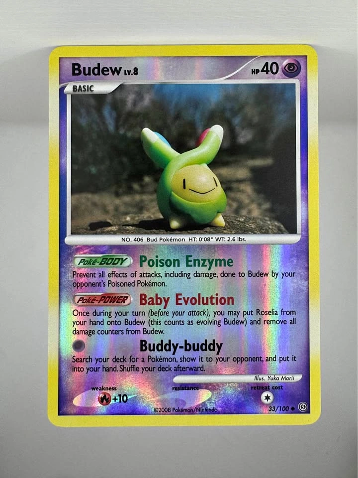 Budew (Stormfront) Yuka Morii Pokemon Card