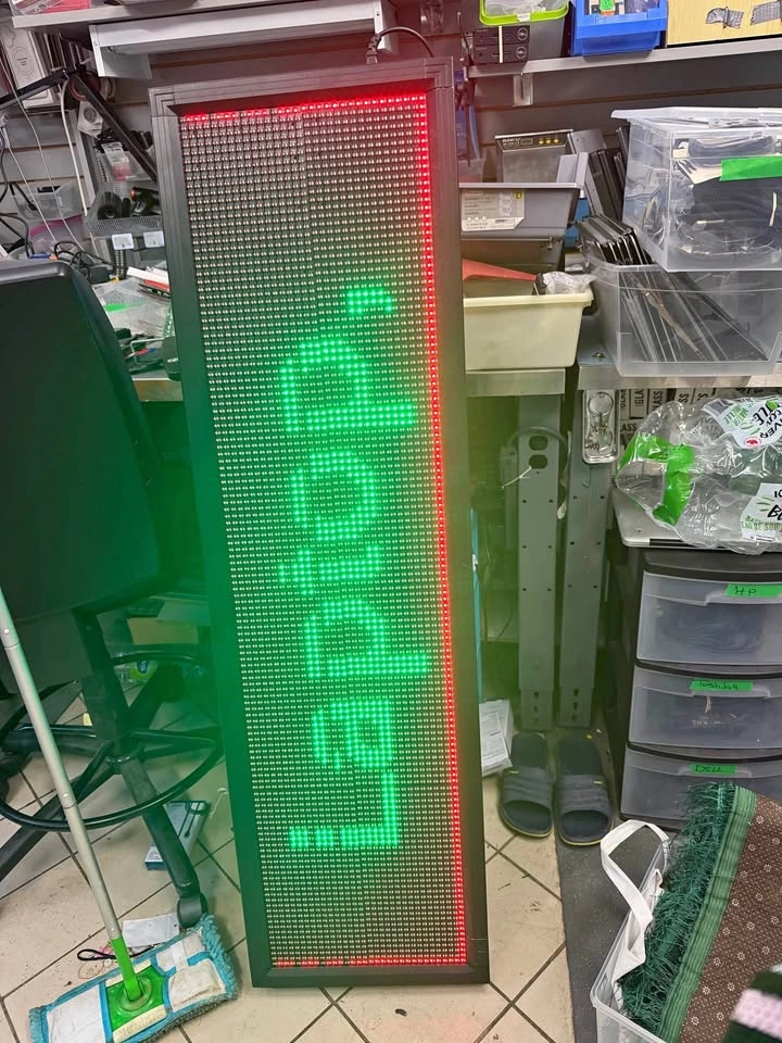 Omega-Bond LED Sign