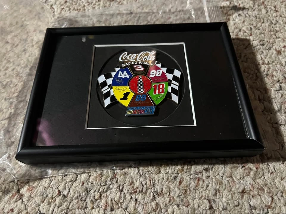Coca-Cola Racing Family NASCAR Framed Pin Set - photo 2