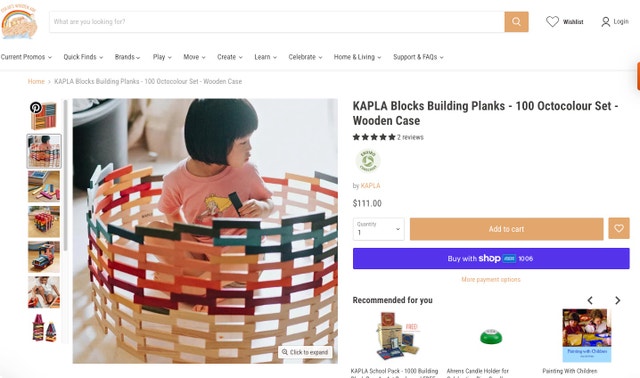 KAPLA Blocks Building Planks - 100 Octocolour Set - photo 5