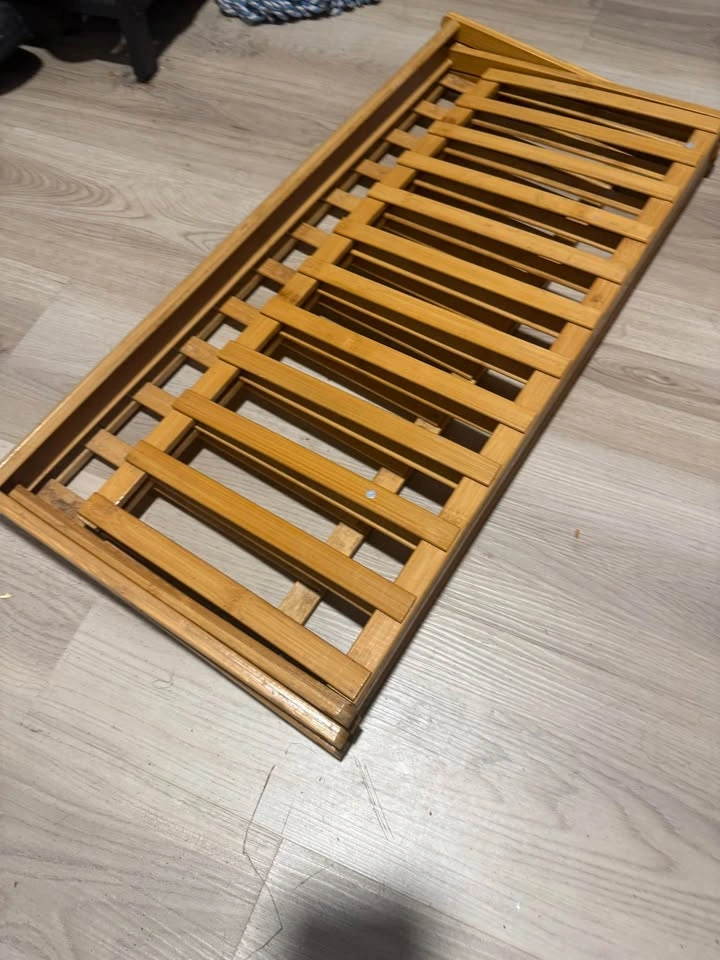 Foldable Bamboo Shoe Rack Organizer – 3 Tier Wooden Storage Shel - photo 5
