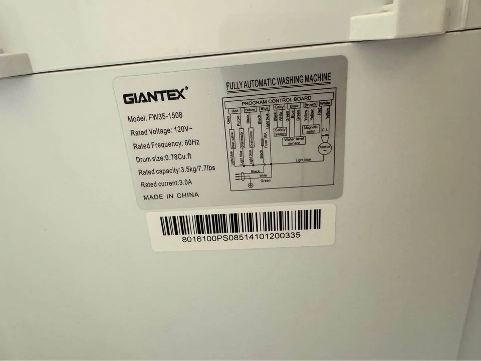 Giantex FW35-1508 Fully Automatic Washing Machine - photo 2