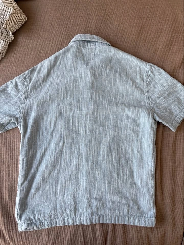 Frank and Oak Short Sleeve cropped Button Up - photo 2