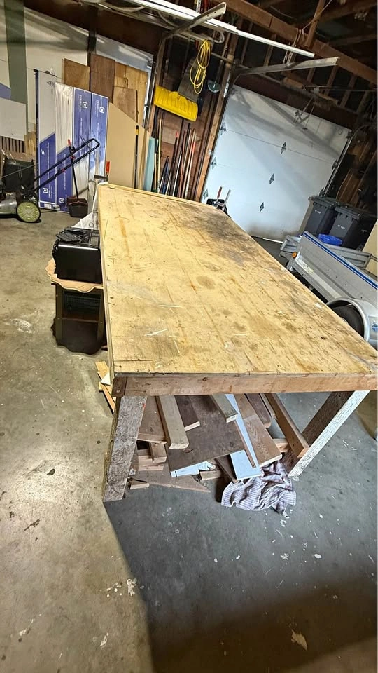 Workshop bench solid 8’x4’