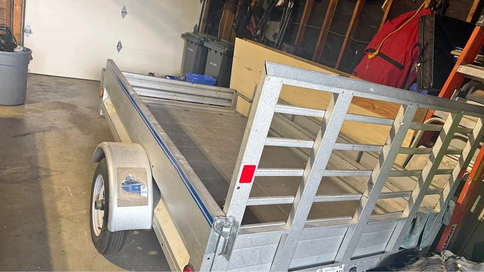 5’ x 9’ Galvanized Trailer (Convertible to 5’ x 7’)