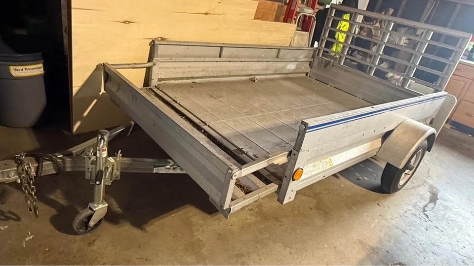5’ x 9’ Galvanized Trailer (Convertible to 5’ x 7’) - photo 2