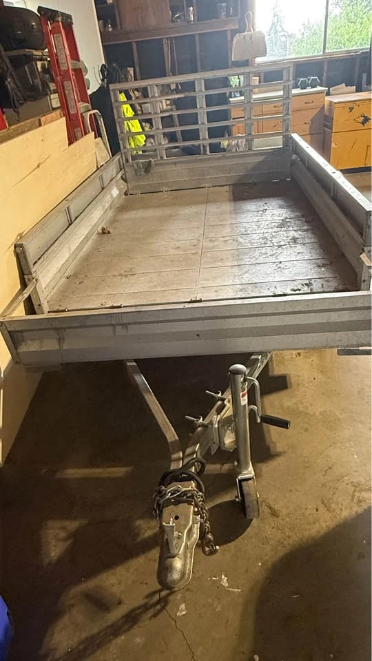 5’ x 9’ Galvanized Trailer (Convertible to 5’ x 7’) - photo 3