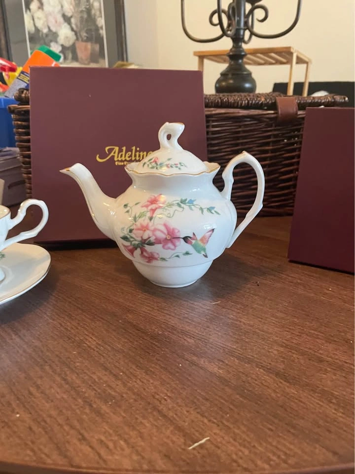 Adeline Hummingbird Tea For One Set - photo 3