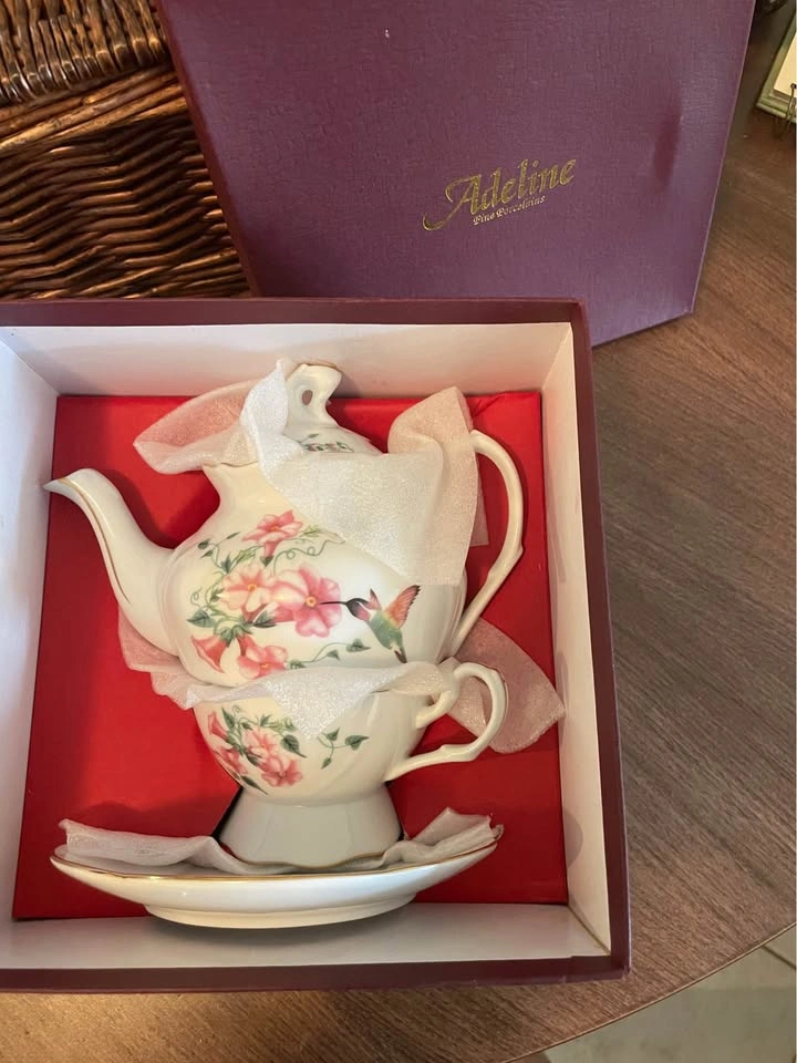 Adeline Hummingbird Tea For One Set - photo 5