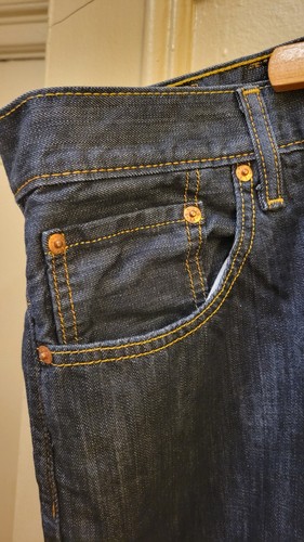 Levi's 569 Loose Straight Fit Jeans Men's 44x30 Dark Wash - photo 2