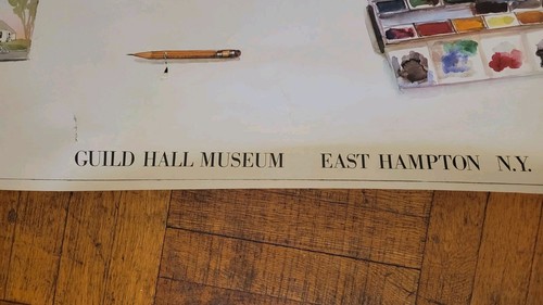1974 Saul Steinberg Guild Hall Museum Poster - AS IS - photo 2