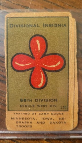 Antique 1918 WWI Military Trading Card Lot of 5 - photo 5