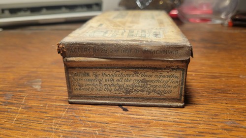 Vintage Antique Allen & Ginter Richmond Straight Cut No. 1 Tin - photo 5