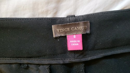 Vince Camuto Women's Black Dress Pants Size 6 Straight Leg - photo 5