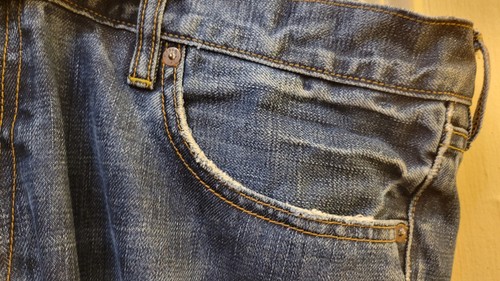 Levi's 569 Loose Straight Fit Jeans Men's 44x30 Dark Wash - photo 3