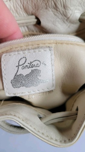 Vintage Pantera Quilted Bucket Bag Cream Leather - photo 3