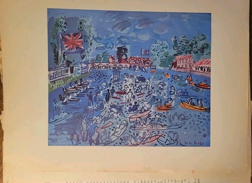 Vintage Raoul Dufy Art Prints (Lot of 7) 1954 Skira Monograph