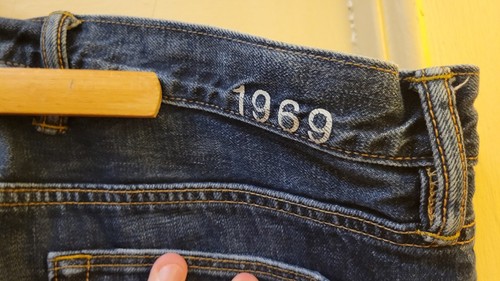 Gap 1969 Easy Fit Jeans Men's 40x30 Medium Wash Blue Denim - photo 5