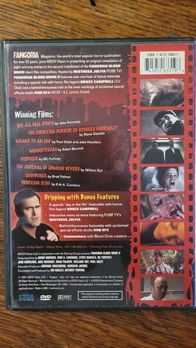 Fangoria Blood Drive Vol. 1 & 2 DVD Lot - photo 3