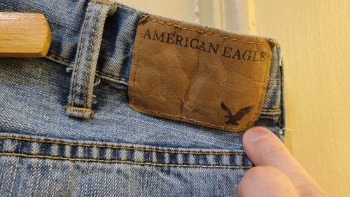American Eagle Mens Jeans 38x32 Medium Wash 100% Cotton - photo 4