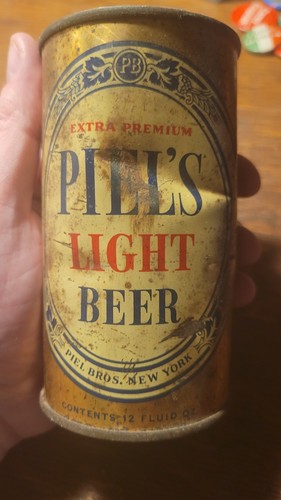 Vintage Piel’s Light Beer Flat Top Can - Piel Bros New York