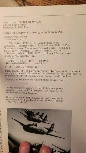 Steichen at War - Christopher Phillips - 1981 First Edition - photo 5