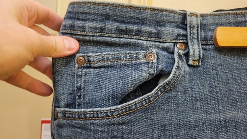 Men’s Lee Jeans Size 44x30 Blue Denim 99% Cotton 1% Spandex - photo 2