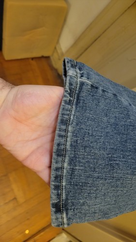 Men’s Lee Jeans Size 44x30 Blue Denim 99% Cotton 1% Spandex - photo 3