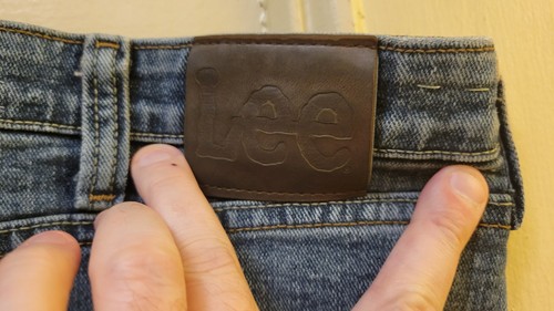 Men’s Lee Jeans Size 44x30 Blue Denim 99% Cotton 1% Spandex - photo 5