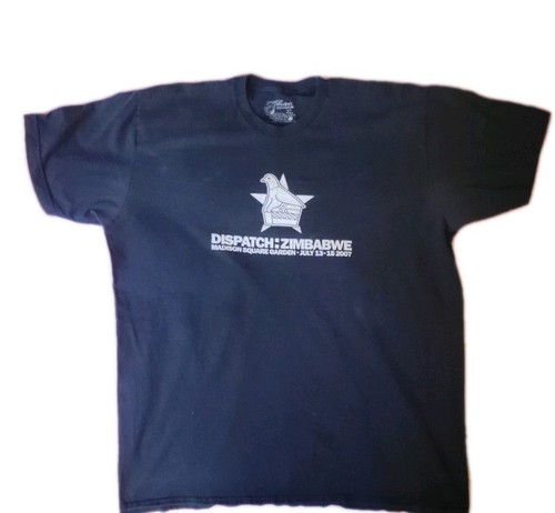 Rock Band Dispatch Zimbabwe MSG 2007 Concert Shirt XL