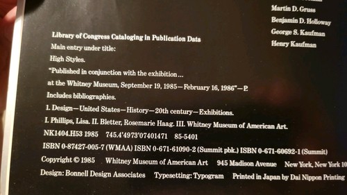 High Styles: Twentieth-Century American Design Hardcover 1985 - photo 5