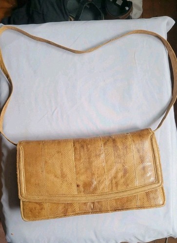 Vintage W.A. Thompson & Co. Genuine Snakeskin Bag Set