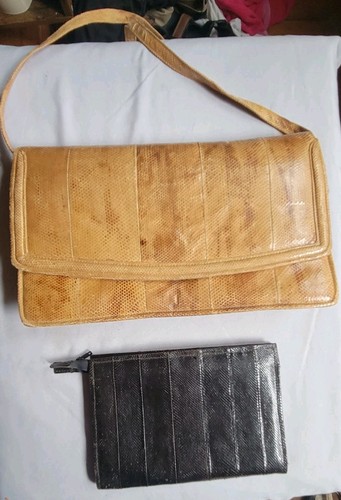 Vintage W.A. Thompson & Co. Genuine Snakeskin Bag Set - photo 5