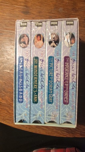 The Oscar Wilde Collection BBC Video 4-Tape VHS Box Set - photo 3