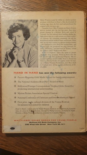 RARE Signed 1961 HAND IN HAND Helen Winston First Edition - photo 2
