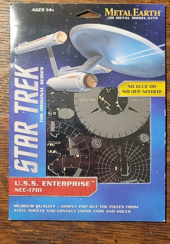 Metal Earth Star Trek U.S.S. Enterprise NCC-1701 3D Model Kit
