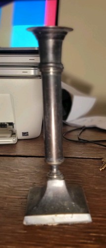 Vintage IKEA Silver Plated Taper Candlesticks - Pair - photo 2