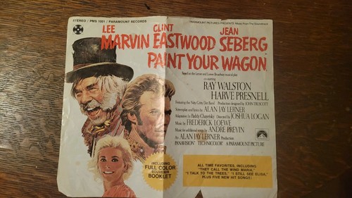 1969 Paint Your Wagon Movie Soundtrack INSERT ONLY - Clint Eastw