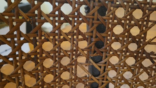 Vintage Rattan & Bamboo Barrel Chair | Restoration Project - photo 5