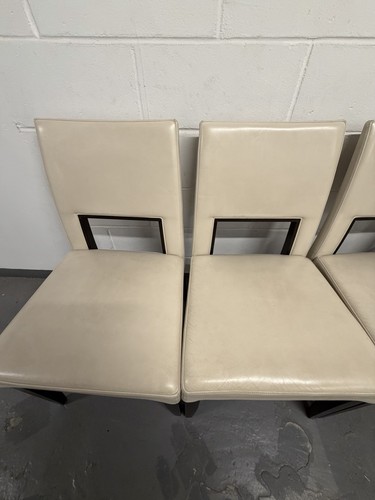 Leather Dining Table Chairs Set Of 8 - photo 3