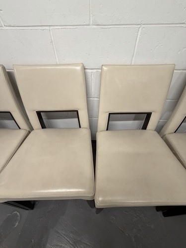 Leather Dining Table Chairs Set Of 8 - photo 4