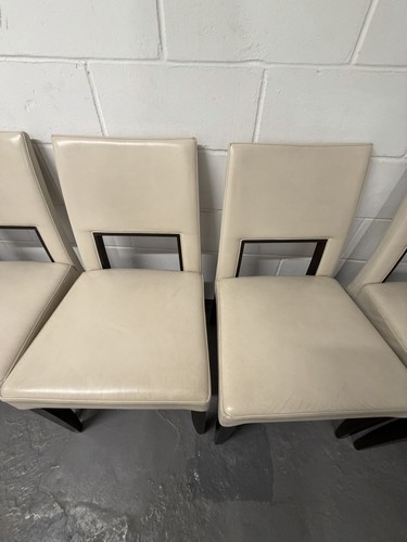 Leather Dining Table Chairs Set Of 8 - photo 5