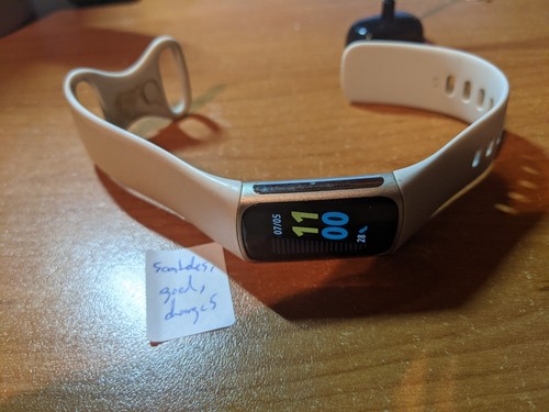 Fitbit Charge 5 FB421 Fitness Tracking Watch w/ Charger