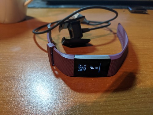 Fitbit Charge 2 Heart Rate & Fitness Watch FB407 w/ Charger