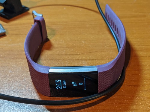 Fitbit Charge 2 Heart Rate & Fitness Watch FB407 w/ Charger - photo 2