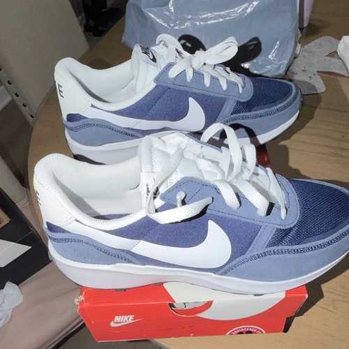 Nike Waffle Nav Blue/White Low Top Lace Up Sneakers FJ4190-400 - photo 3