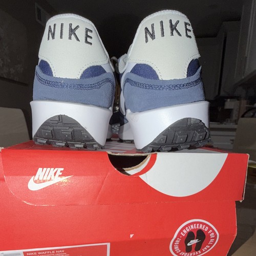 Nike Waffle Nav Blue/White Low Top Lace Up Sneakers FJ4190-400 - photo 5