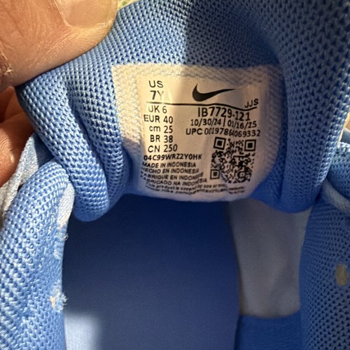 Nike IB7729-121 White/Blue/Green/Orange Kids Sneakers 7Y - photo 4