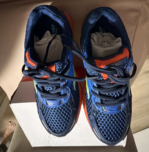 Saucony Omni 9 KDZ Blue/Orange/Pink Kids Sneakers Size 5M