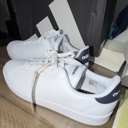 adidas Cloudfoam White/Blue Men's Low Top Sneakers GW5299 - photo 2